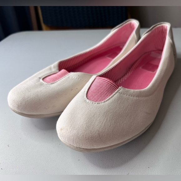 Helly Hansen symphony ballet flats Womens size 8.5 Cream and coral - Picture 2 of 6